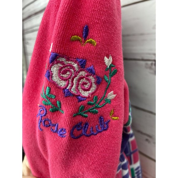 Celebrity Kids Multicolor Top Pink Bottoms Patch On Sleeves 12 Months 2 Piece Se - Picture 5 of 10